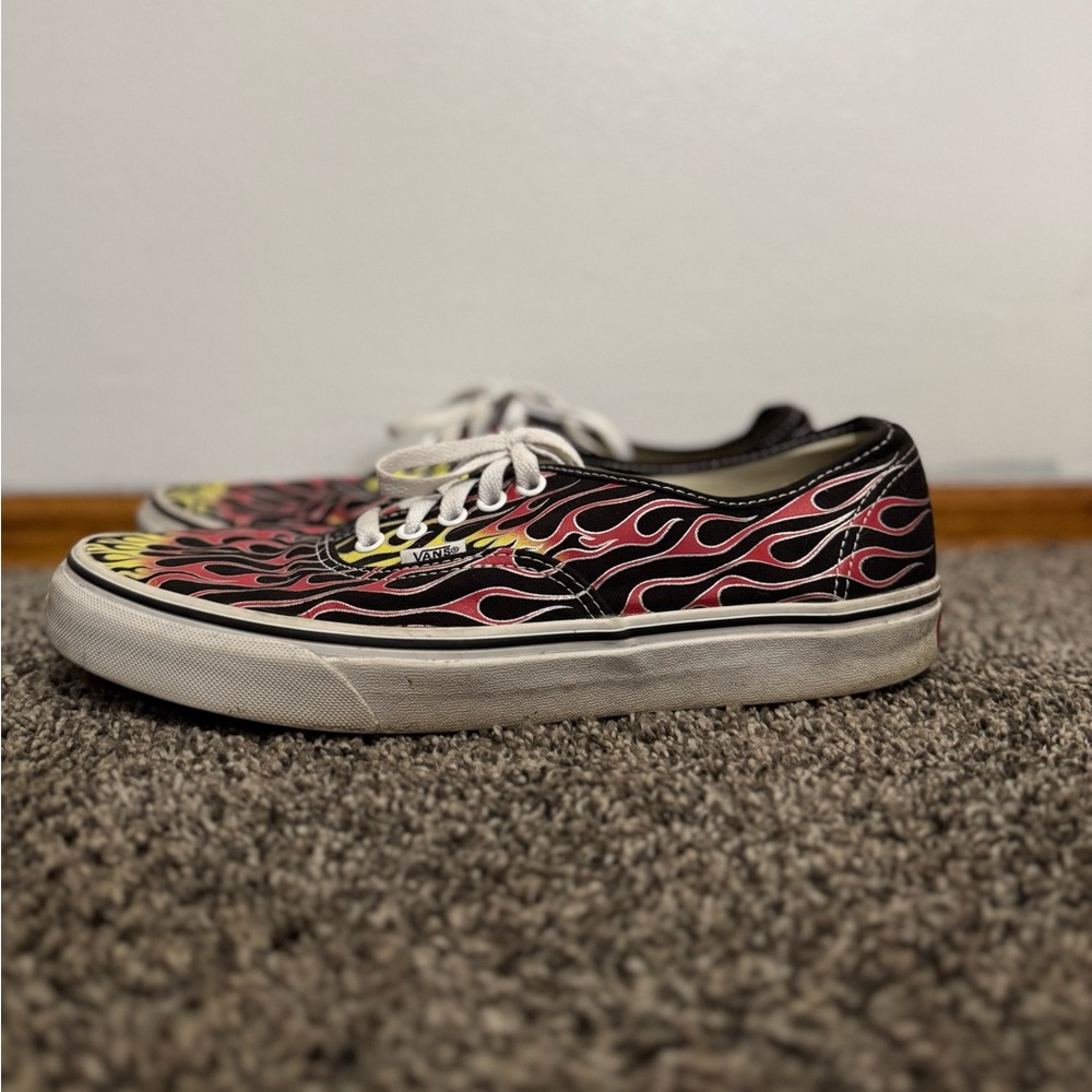Unisex Vans authentic ‘Mash up Flames’ shoes